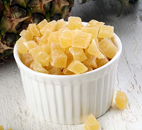 Dried Diced Pineapples in Resealable Bag - 0