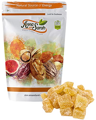 Anna and Sarah Unsulphured Crystallized Ginger Chunks in Resealable Bag, 2lbs - 0