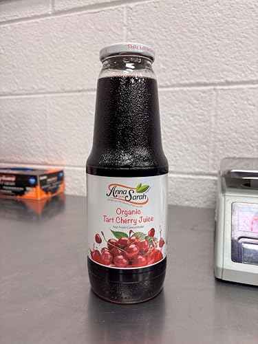 Organic Tart Cherry Juice (33.8 oz, 6 Pack) – USDA Certified & Pure Juice