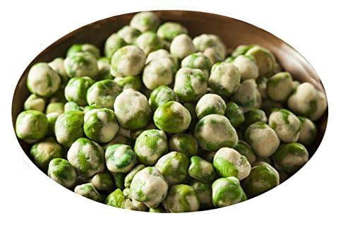 Wasabi Peas 2 lb - Wasabi Fried Green Peas - Vegan, High Fiber Snack, Kosher, Spicy Crunch in Resealable Bag 32 Oz