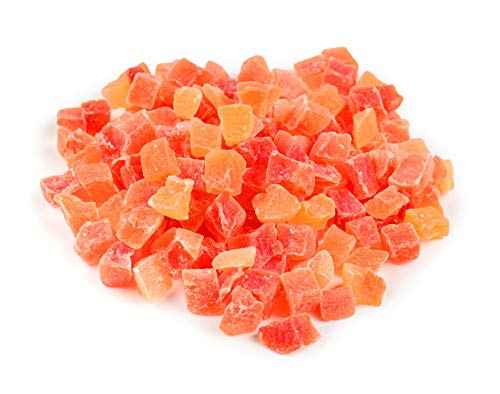 Anna and Sarah Dried Diced Papaya Low Sugar, 2lbs