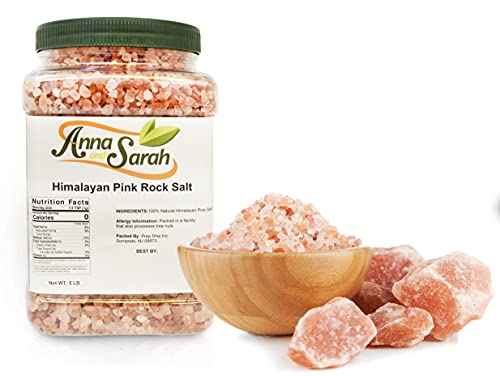 Anna and Sarah Himalayan Pink Rock Salt - 5 Lbs Jar