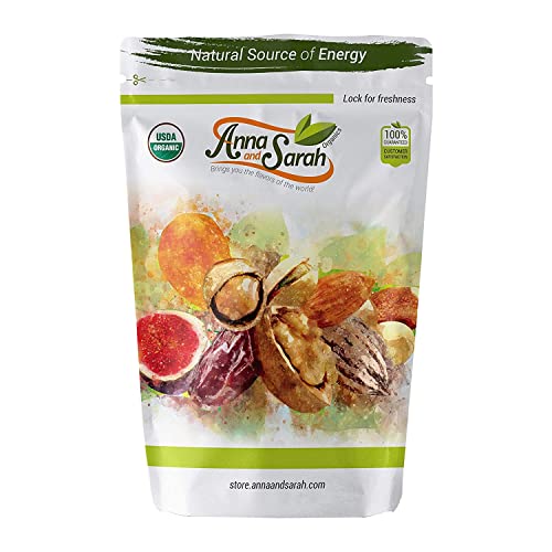 Organic Sweet Apricot Kernels 16 oz, 100% Natural Whole Raw Apricot Seeds, Sun Dried, Gourmet Ingredients, Spices and Seasonings for Cooking, Large Size Bulk in Resealable Bag