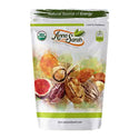 Organic Raw Pecan Halves & Pieces in resealable pack on the white ground by Anna and Sarah