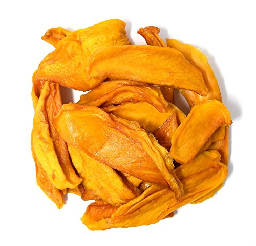 Dried Organic Mango, No Sugar Added, No Preservatives, Al-Natural, Premium Quality in Resealable bag - 0