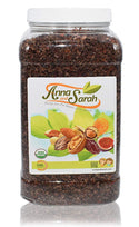 Organic Raw Cacao Nibs Plant-Based in Four Pounds Jar on the white ground front by Anna and Sarah