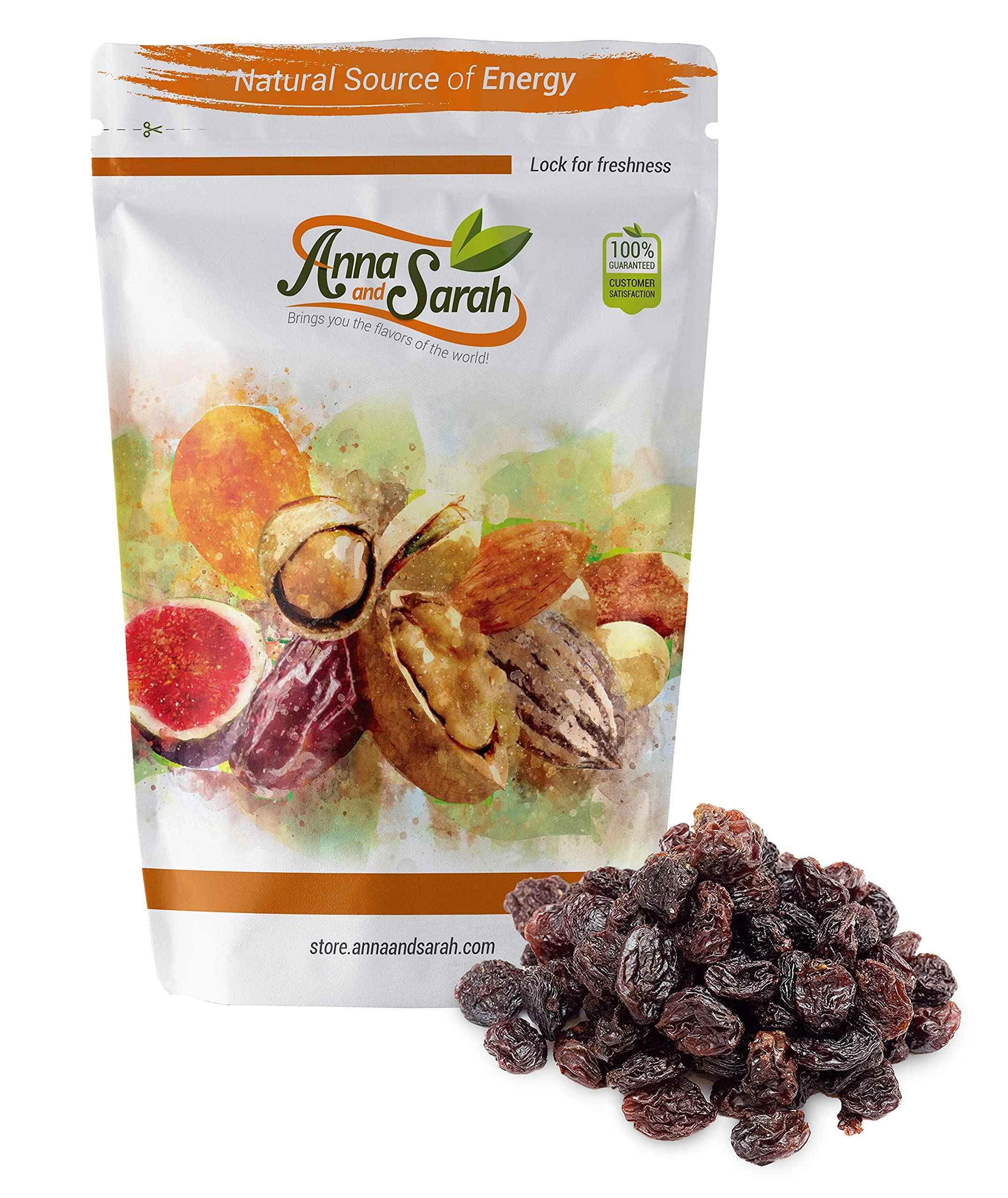 Anna and Sarah Natural Black Jumbo Raisins, 2 lbs