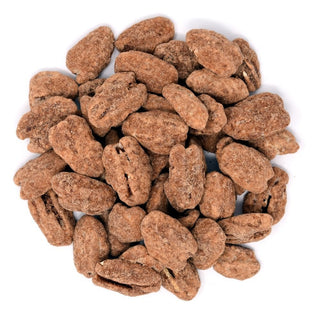 cinnamon pecans white background by Anna and Sarah