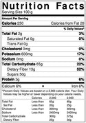 Organic Turkish Figs Nutrition Facts by Anna and Sarah