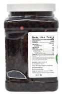 Organic Freeze Dried Blueberries in five pounds pack on the white ground nutrition facts by Anna and Sarah 
