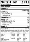 Dried Fancy Peaches Nutrition Facts by Anna and Sarah